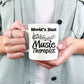 Music Therapist Gift White Ceramic Coffee Mug