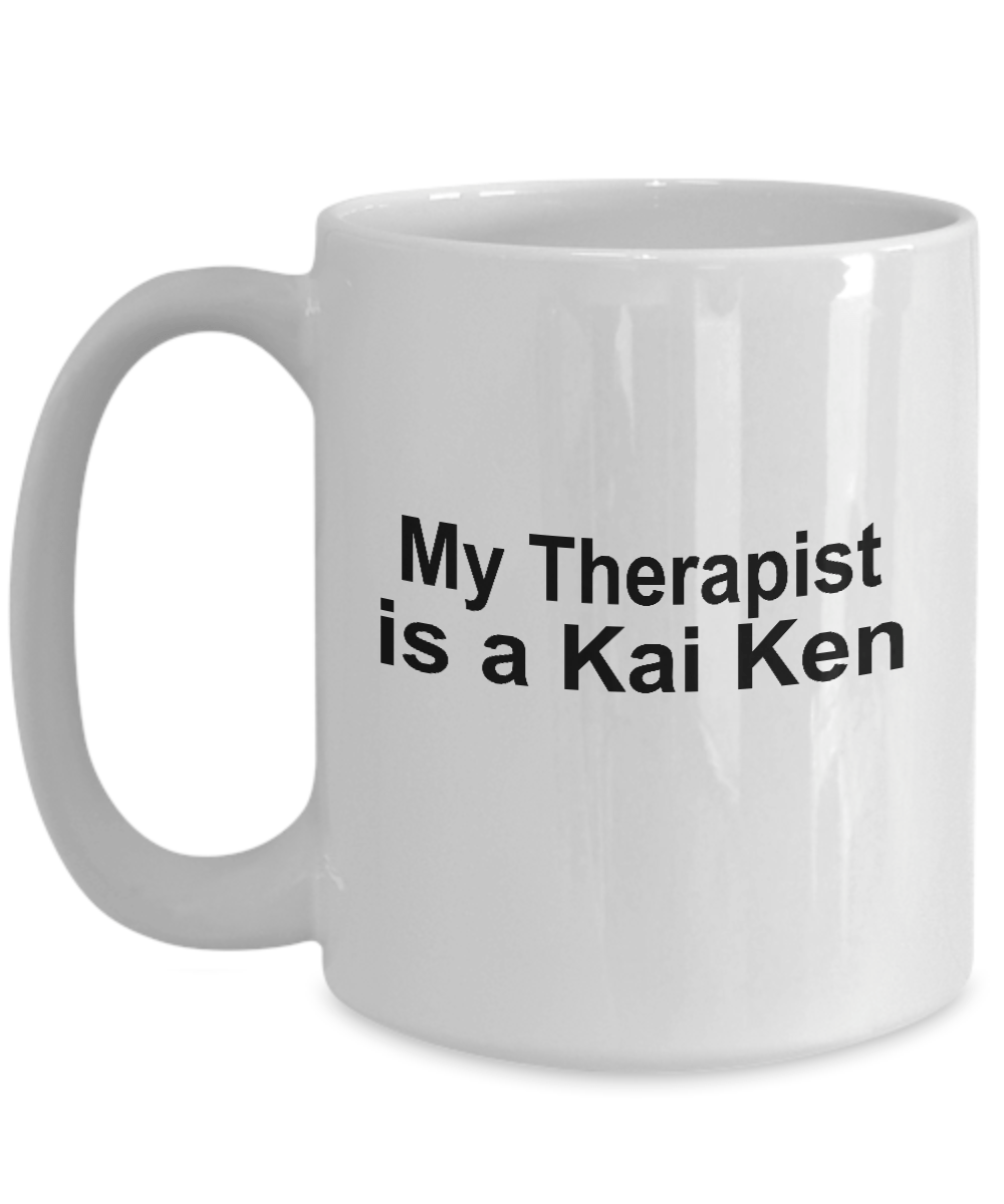 Kai Ken Dog Owner Lover Funny Gift Therapist White Ceramic Coffee Mug