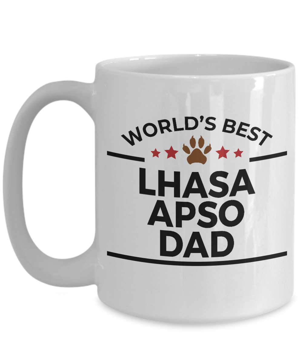 Lhasa Apso Dog Dad Coffee Mug