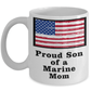 Proud Son of a Marine Mom Coffee Mug