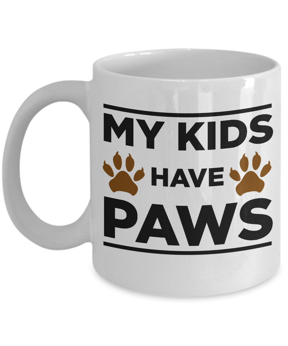 My Kids Have Paws Dog or Cat Lover Mug