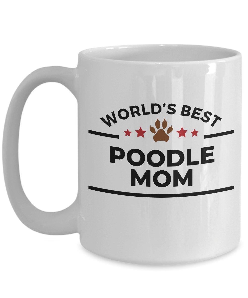 World's Best Poodle Mom Ceramic Mug