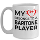 Baritone Player Mug - My Heart Belongs To A Baritone Player