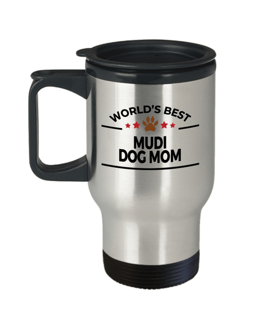 Mudi Dog Mom Travel Coffee Mug