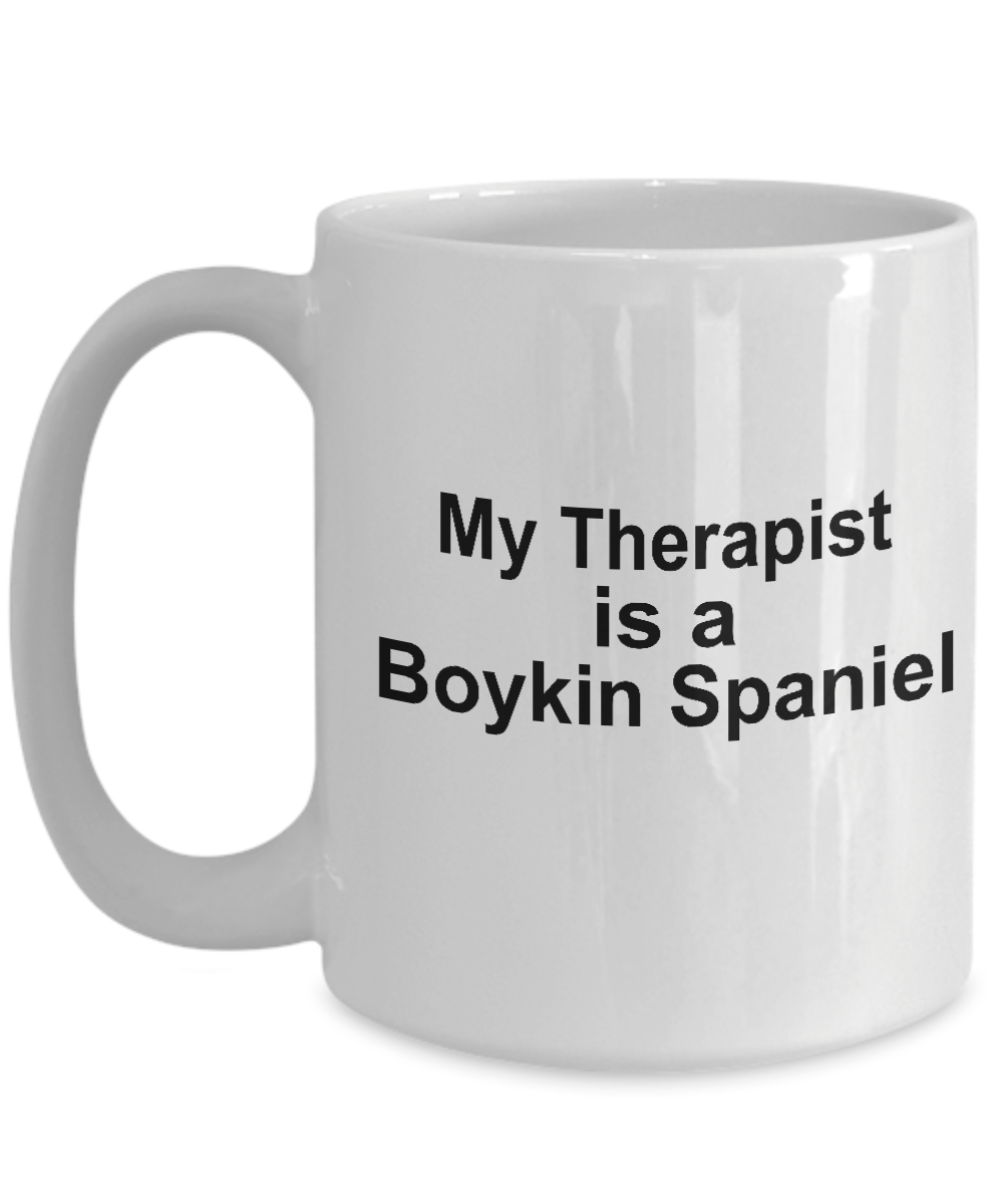 Boykin Spaniel Dog Owner Lover Funny Gift Therapist White Ceramic Coffee Mug