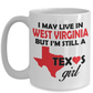 Texas Girl Living in West Virginia Coffee Mug