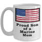 Proud Son of a Marine Mom Coffee Mug