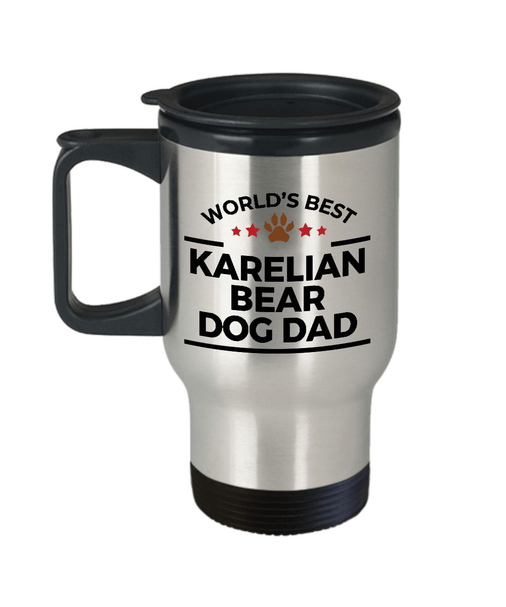 Karelian Bear Dog Dad Travel Mug