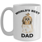 Shih Tzu Best Dog Dad Coffee Mug