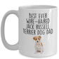 Best Ever Wire-haired Jack Russell Terrier Dog Dad Custom Ceramic Coffee Mug