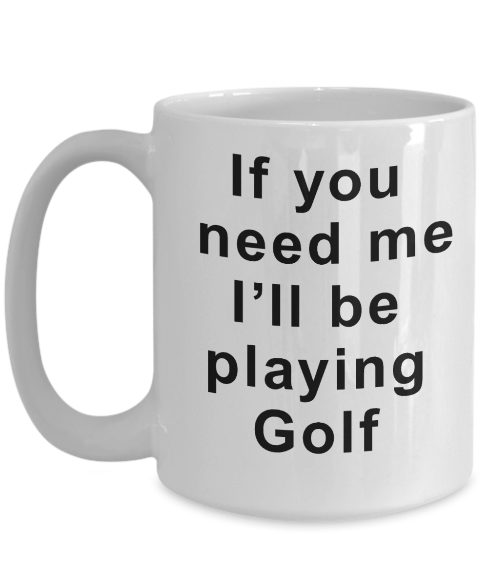 Gone Golfing Office Desk Coffee Mug