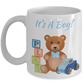 It's A Boy! Baby Birth Announcement White Ceramic Mug