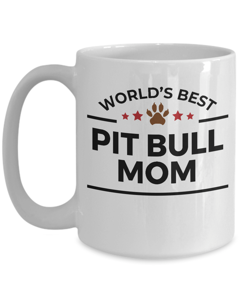 Pit Bull Dog Mom Coffee Mug