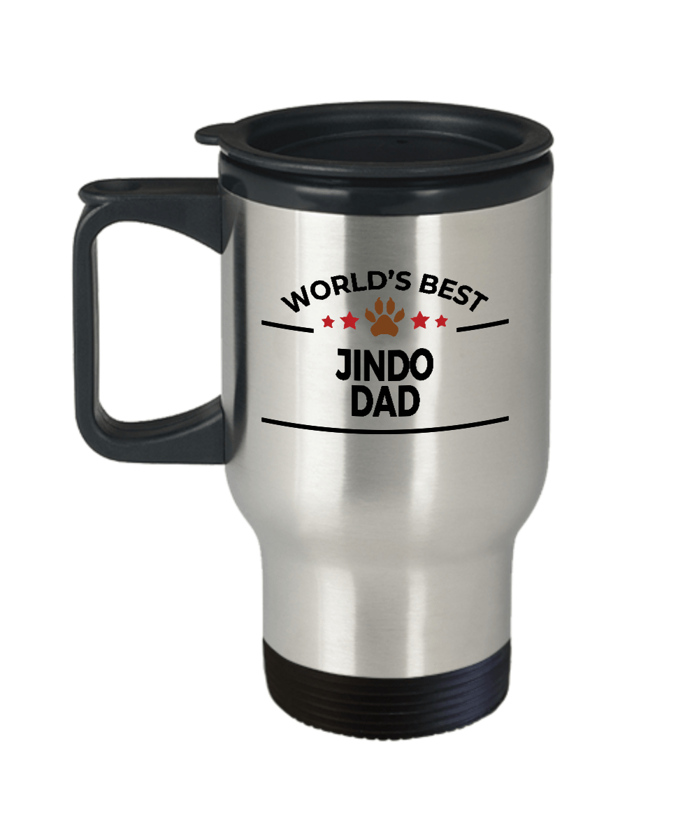 Jindo Dog Dad Travel Mug