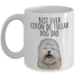 Best Ever Coton de Tulear Dog Dad Ceramic Coffee Mug