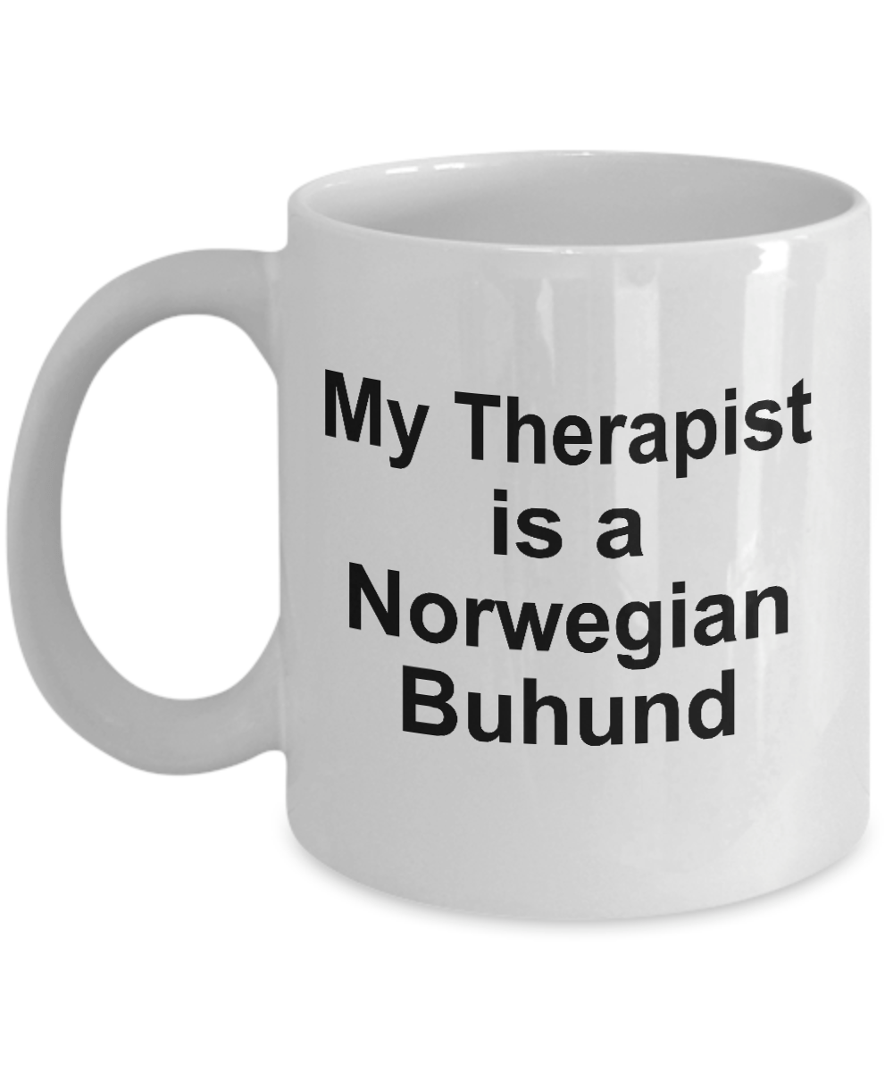 Nowegian Buhund Dog Therapist Coffee Mug