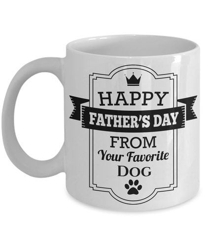Father's Day Mug from Favorite Dog