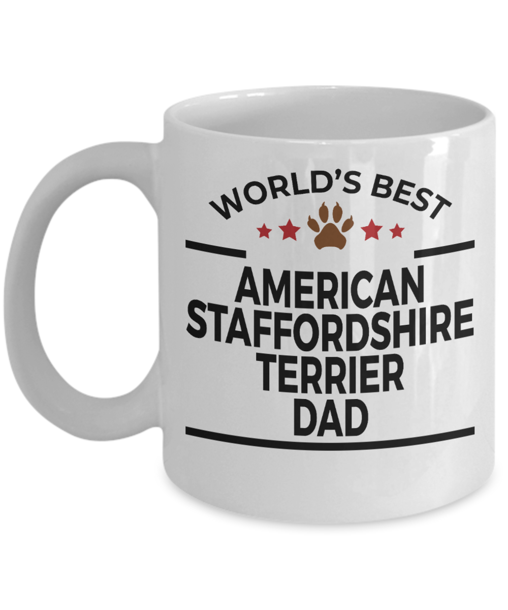 American Staffordshire Terrier Dog Dad Coffee Mug