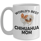 Chihuahua Long Haired Dog Mom Coffee Mug