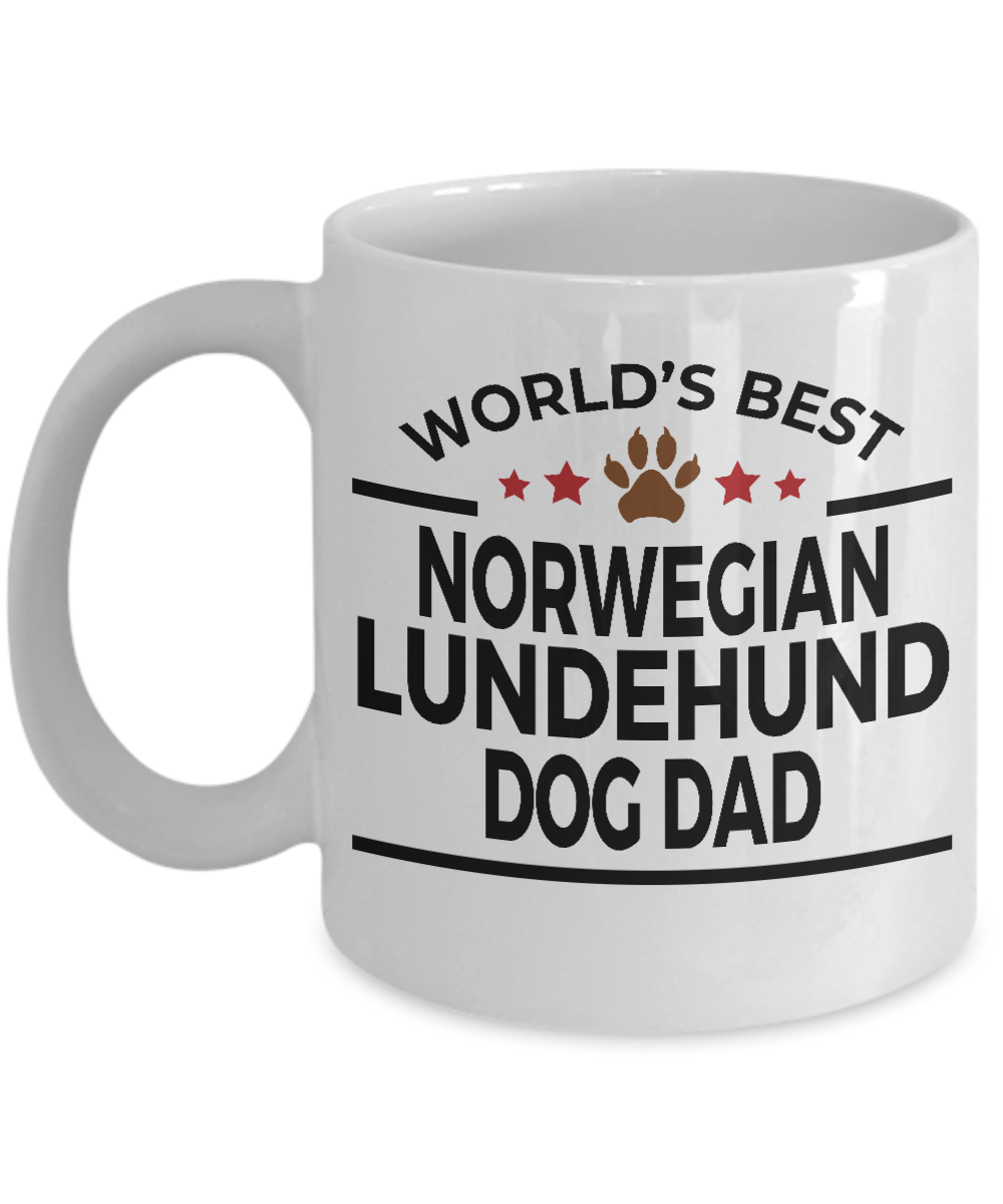 Norwegian Lundehund Dog Dad Coffee Mug