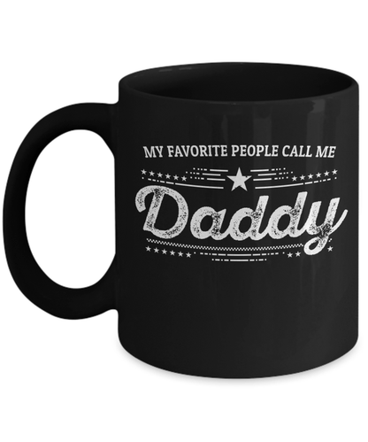 Daddy Black Coffee Mug - Gift for Father's Day