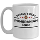 Pomeranian Dog Dad Coffee Mug
