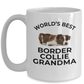 Border Collie Grandma Coffee Mug