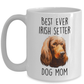 Best Ever Irish Setter Dog Mom Custom Ceramic Coffee Mug