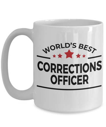 Corrections Officer Gift World's Best Birthday Father's Day Mother's Day White Ceramic Coffee Mug