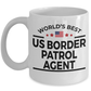 US Border Patrol Agent Gift Birthday Father's Day Mother's Day Appreciation White Ceramic Coffee Mug