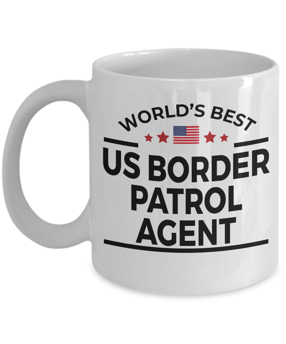 US Border Patrol Agent Gift Birthday Father's Day Mother's Day Appreciation White Ceramic Coffee Mug