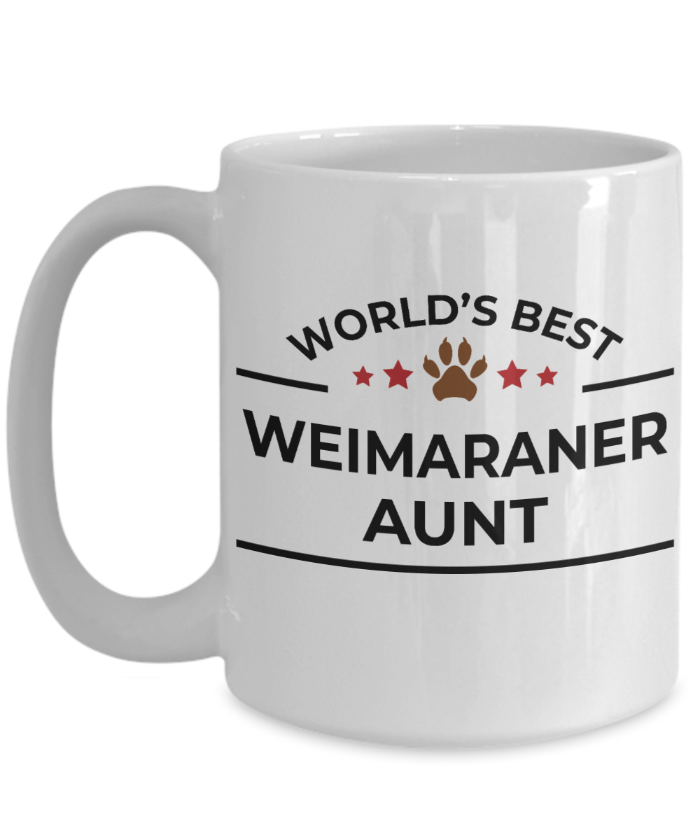 Weimaraner Dog Aunt Coffee Mug