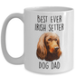Best Ever Irish Setter Dog Dad Custom Ceramic Coffee Mug