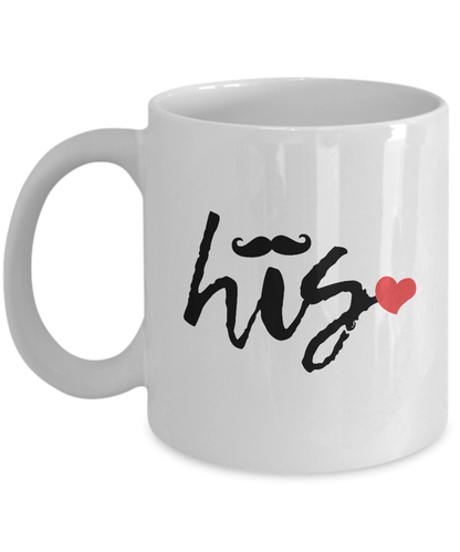 His Ceramic Coffeed Mug