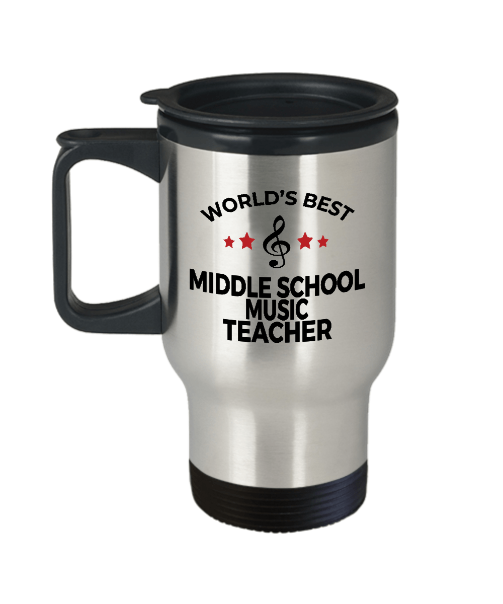 Middle School Music Teacher Travel Mug