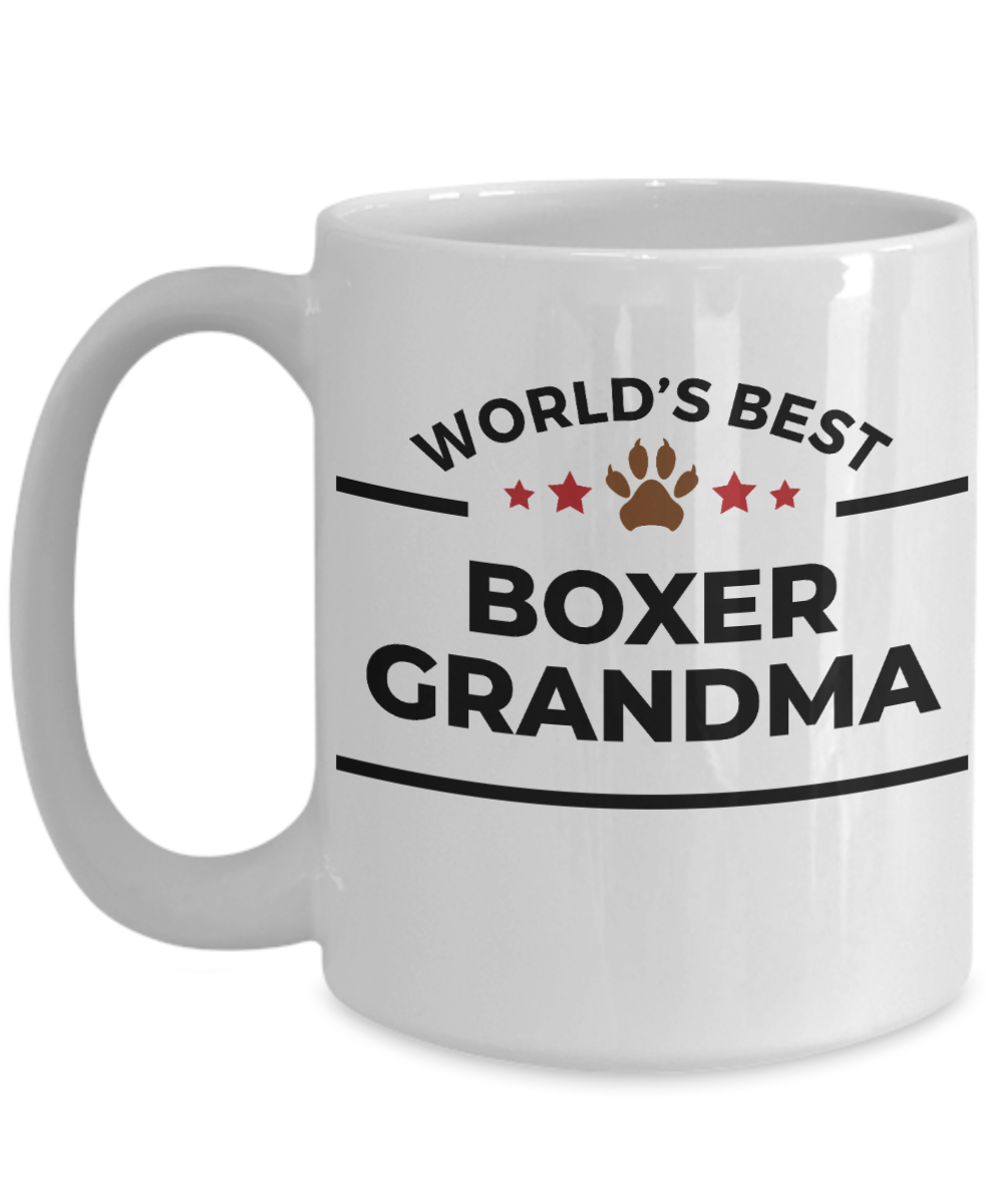 Boxer Dog Grandma Mug