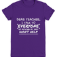 Dear Teacher, I Talk to Everyone  Youth T-shirt