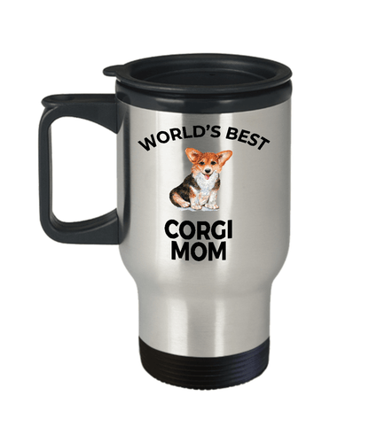 Corgi Dog Mom Travel Coffee Mug