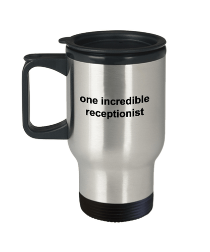 Receptionist Travel Coffee Mug