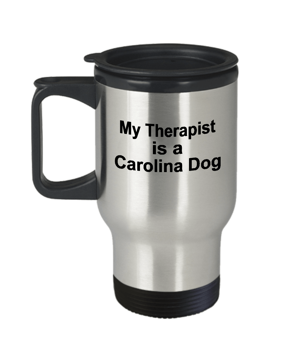 Carolina Dog Dog Lover Owner Funny Gift Therapist Stainless Steel Insulated Travel Coffee Mug
