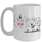 All You Need Is Love Cute Valentine Puppy Mug