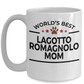 Lagotto Romagnolo Dog Lover Gift World's Best Mom Birthday Mother's Day White Ceramic Coffee Mug