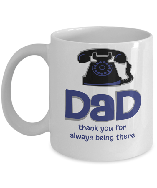 Thank-you Dad Coffee Mug - Gift for Father's Day