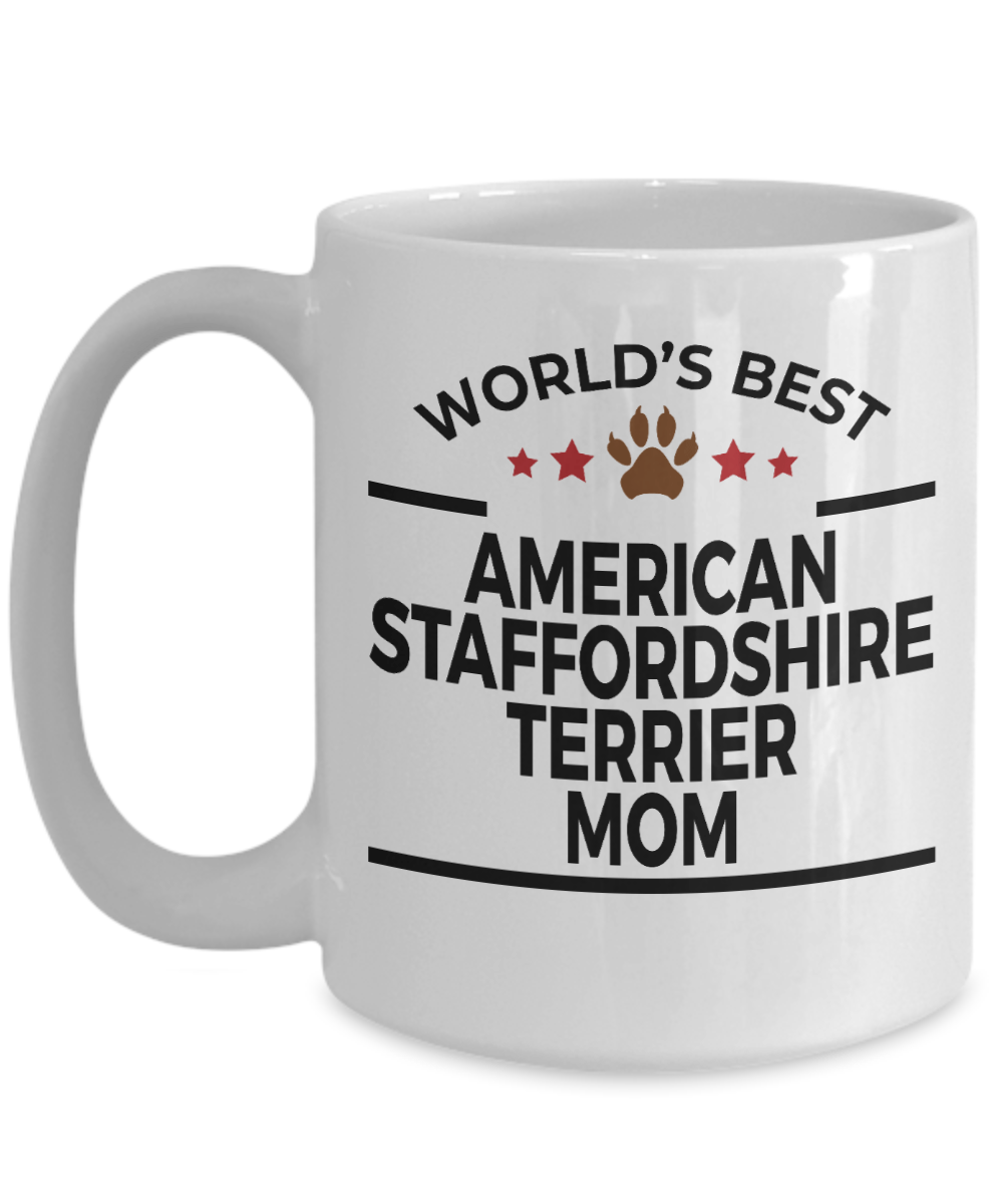 American Staffordshire Terrier Dog Mom Coffee Mug