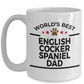 English Cocker Spaniel Dog Dad Mug
