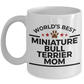 Miniature Bull Terrier Dog Mom Coffee Mug