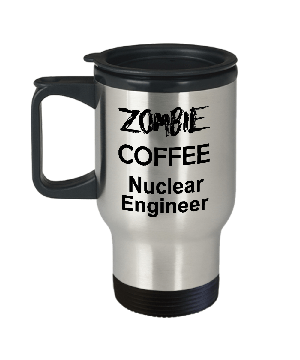 Nuclear Engineer Zombie Funny Travel Coffee Mug