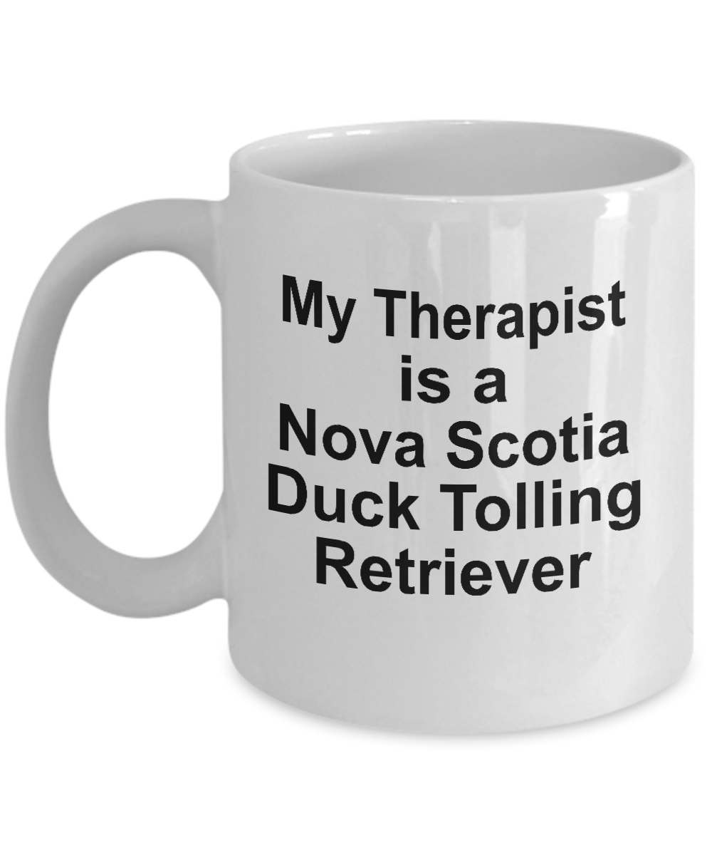 Nova Scotia Duck Tolling Retriever Dog Therapist Coffee Mug