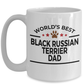 Black Russian Terrier Dog Dad Coffee Mug