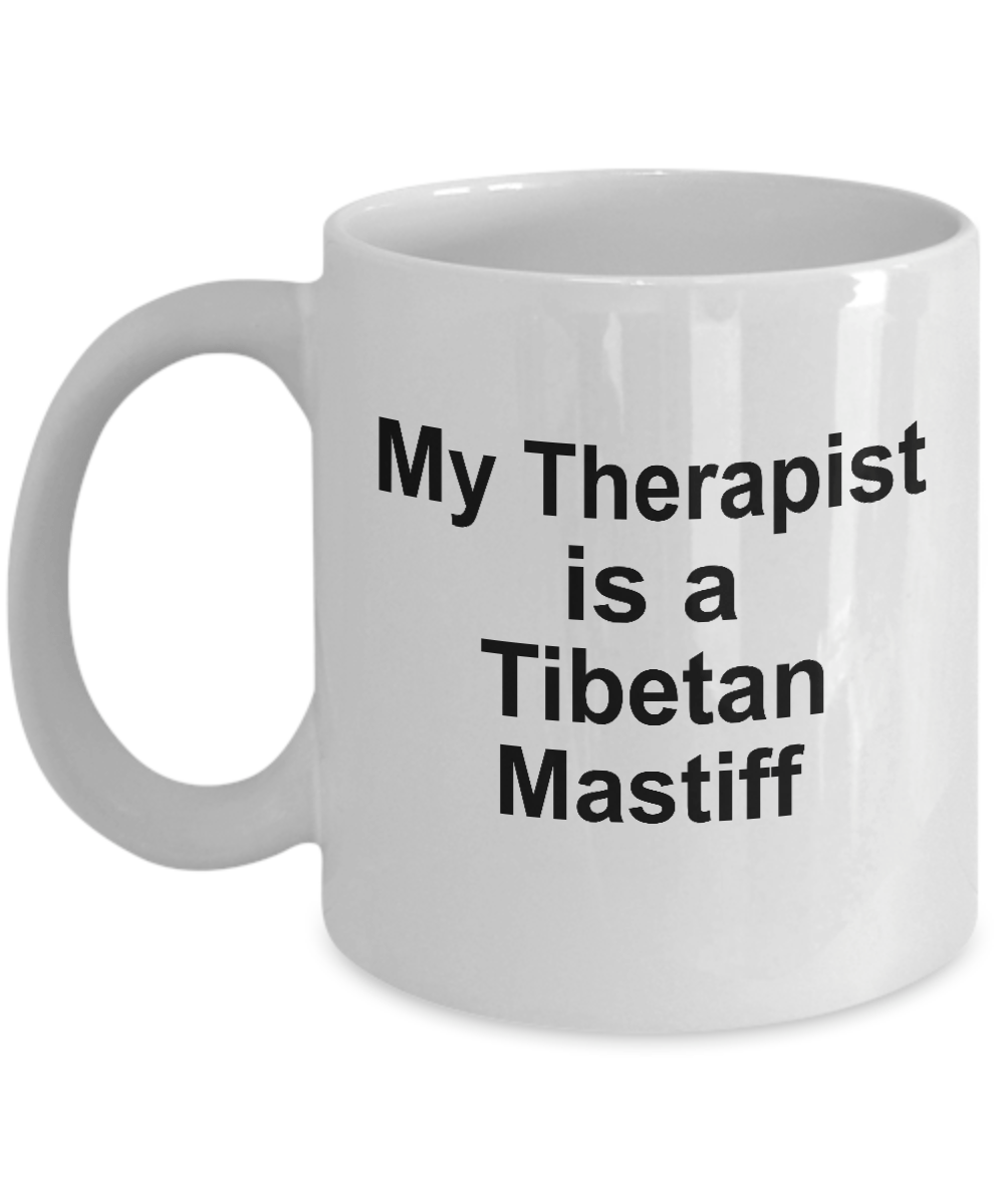 Tibetan Mastiff Dog Owner Lover Funny Gift Therapist White Ceramic Coffee Mug